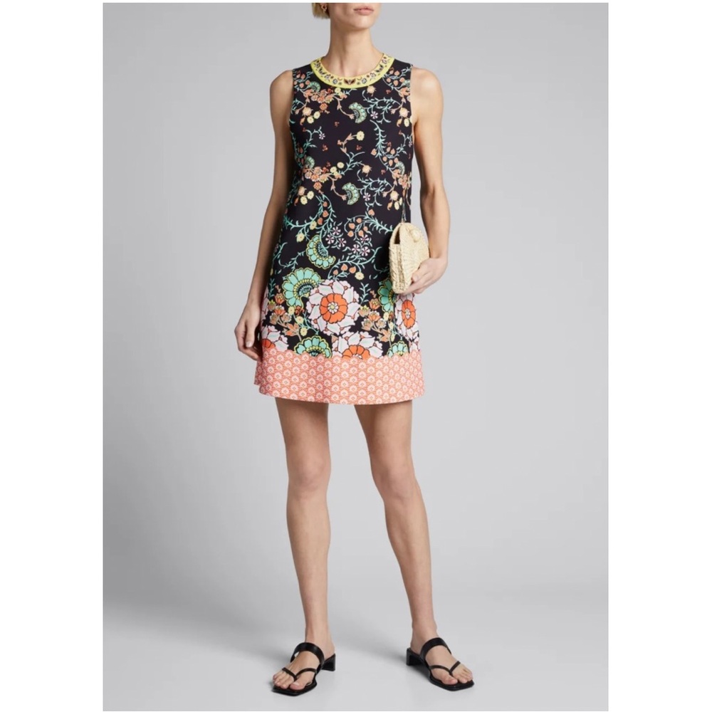 Alice + Olivia Keaton Crewneck Shift Dress | Size 4